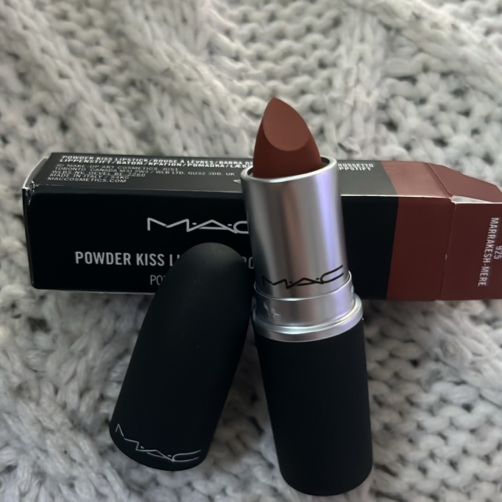 COPY - NIB Mac Powder Kiss Lipstick- Marrakesh-Mere